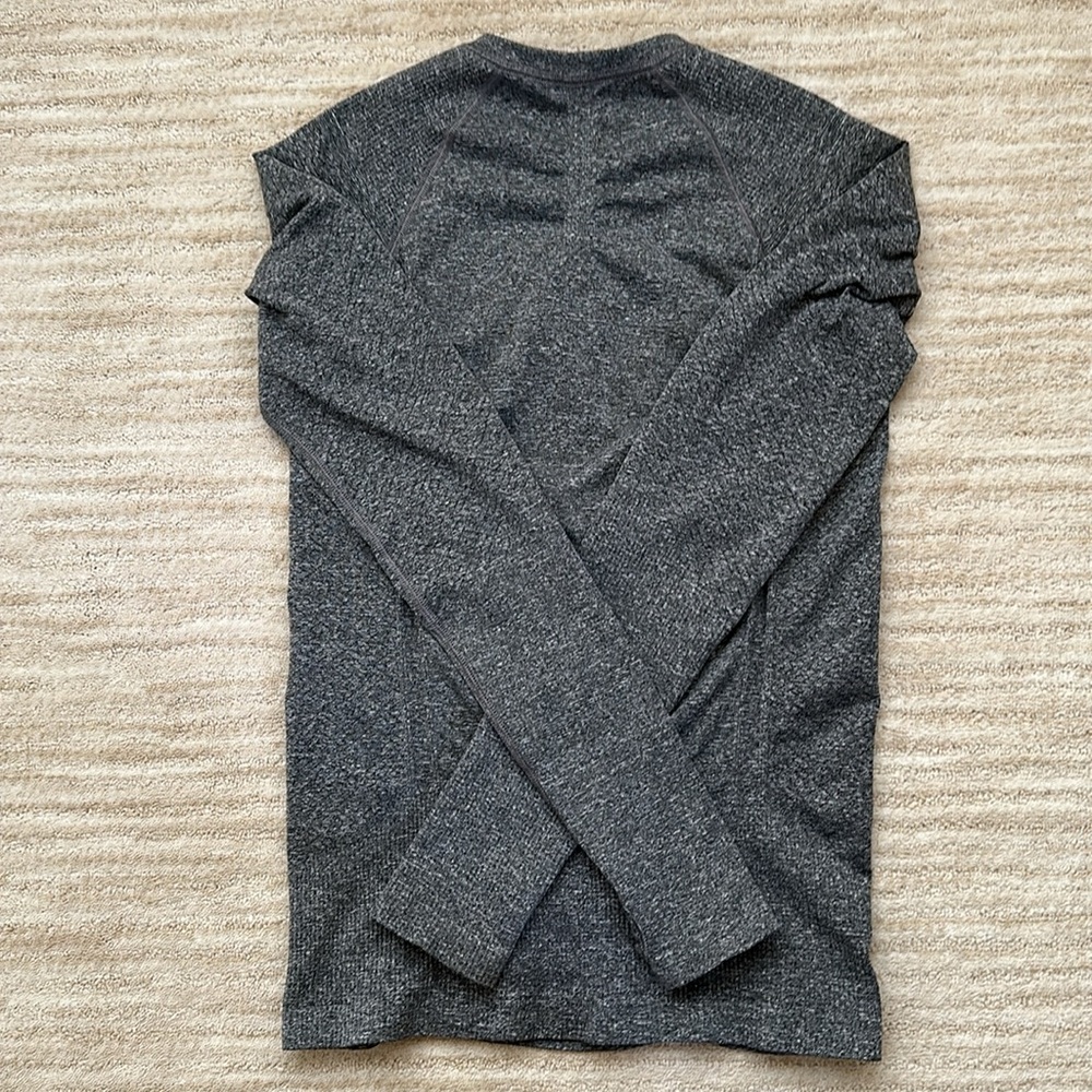 Athleta Tracker Half Zip Pullover Gray Size Small - image 4